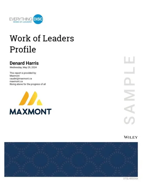 DiSC Work of Leaders